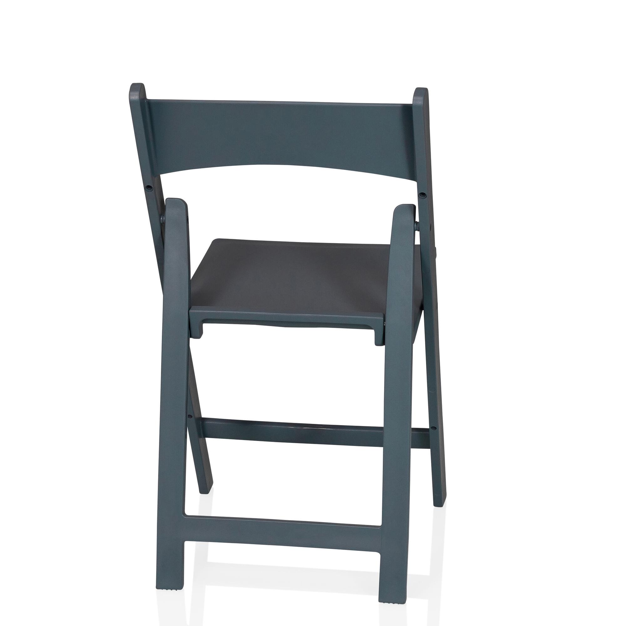 2x Travano Gartenstuhl Kunststoff Grau 8