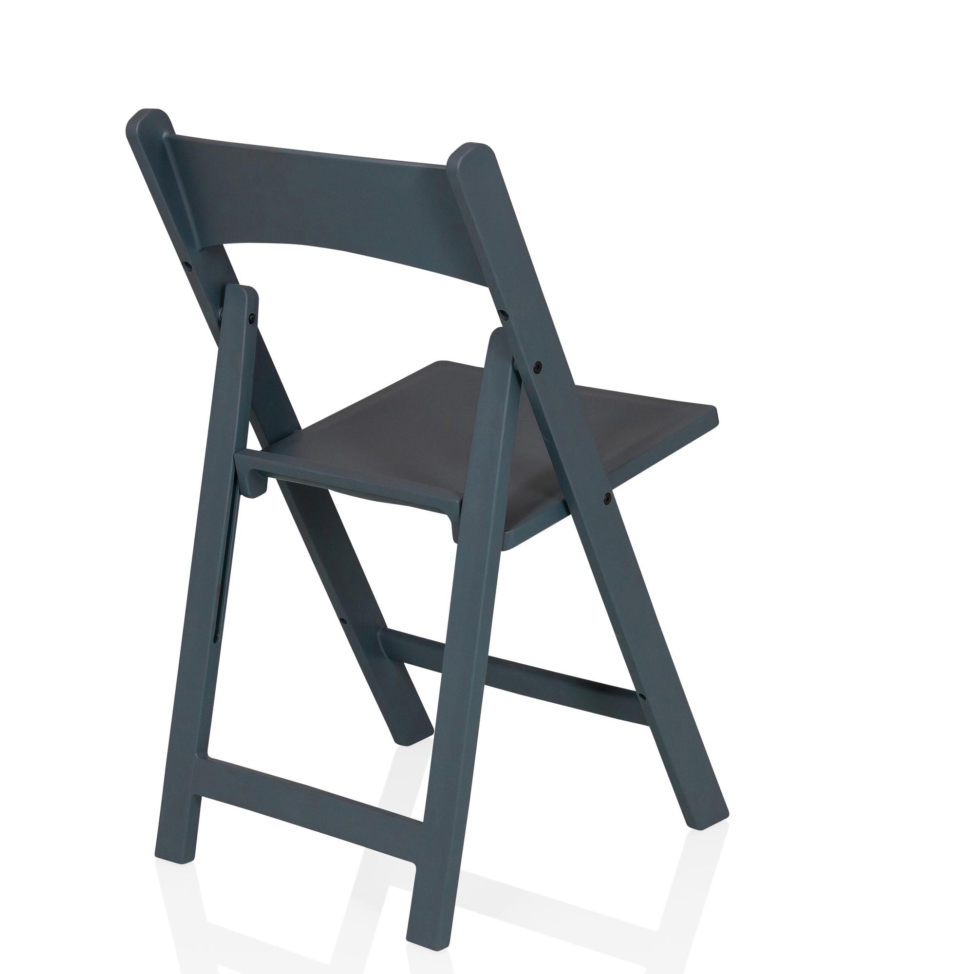2x Travano Garden Chair Plastic Grey 7