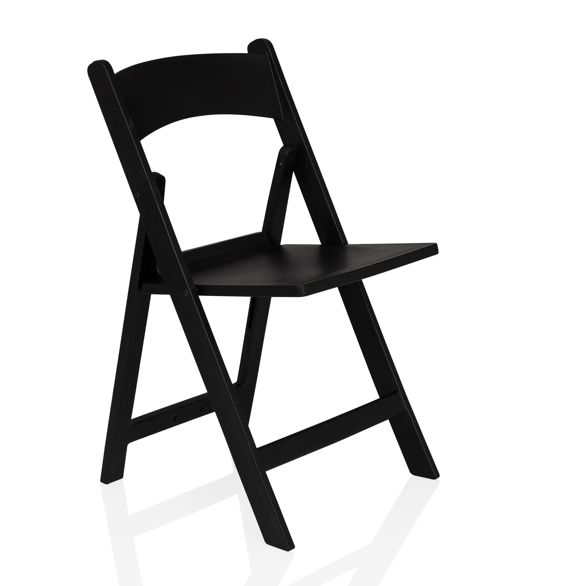2x Travano Sedia da giardino Plastica Nero 3