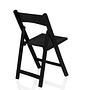 2x Travano Sedia da giardino Plastica Nero 7