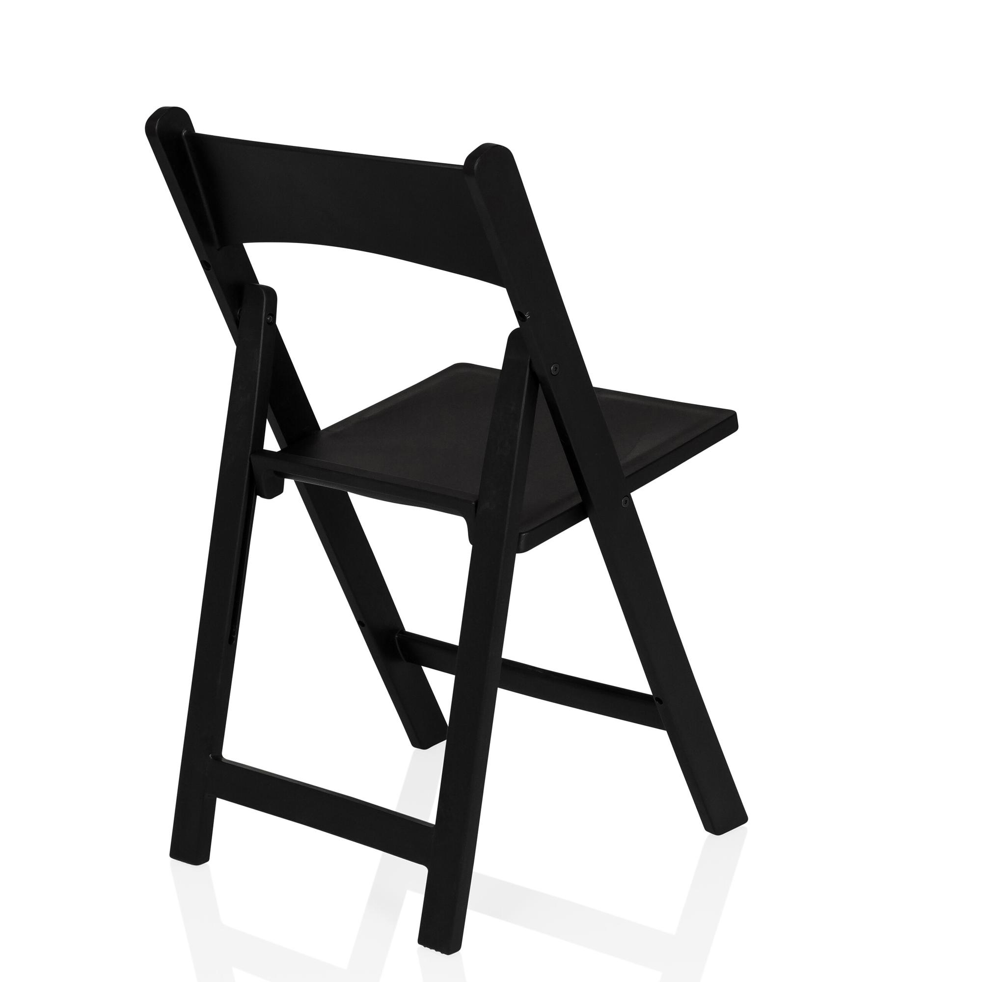 2x Travano Gartenstuhl Kunststoff Schwarz 7