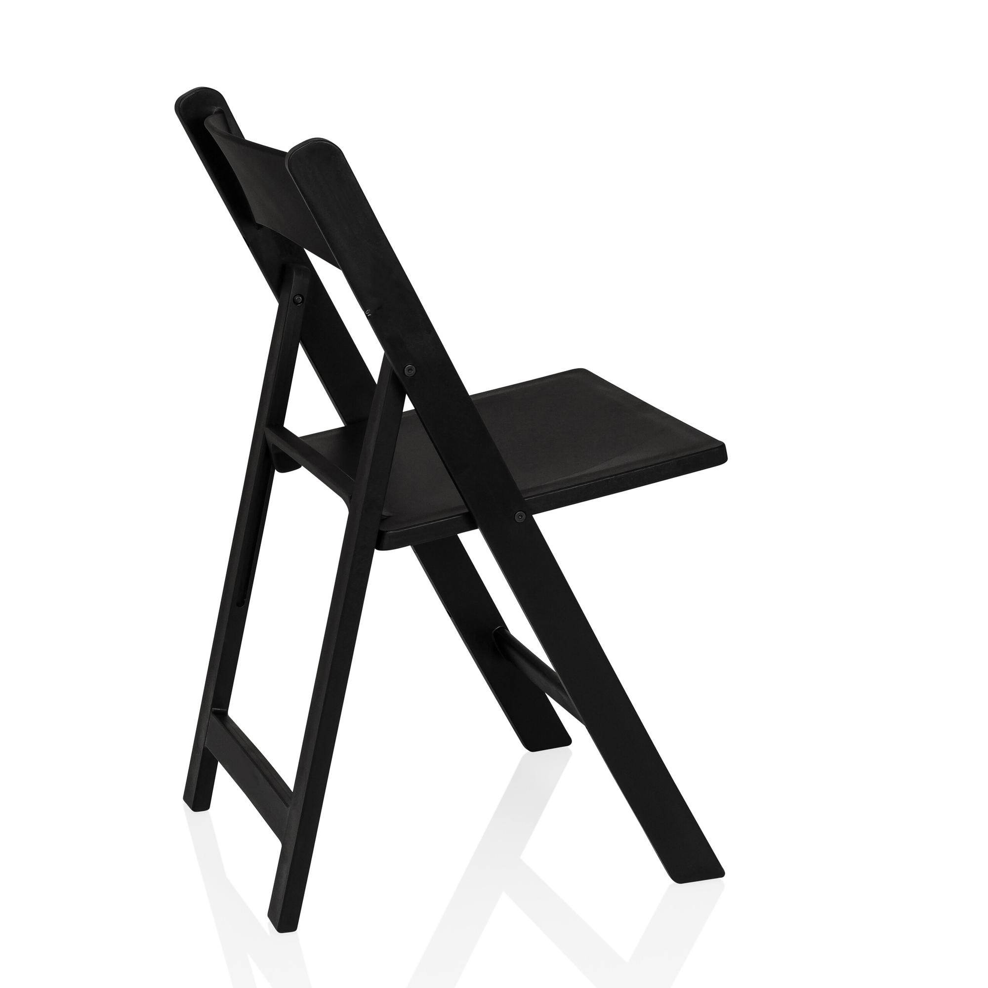2x Travano Gartenstuhl Kunststoff Schwarz 6