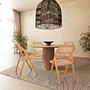 TUDELA BAMBOO Folding chair Rattan 3