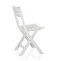 Garden chair / Folding chair TRAVANO plastic white hjh LIVING 7