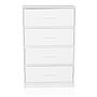 Chest of drawers ESTORIA 58x30x91cm 4 compartments white hjh LIVING 0