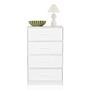 Chest of drawers ESTORIA 58x30x91cm 4 compartments white hjh LIVING 1