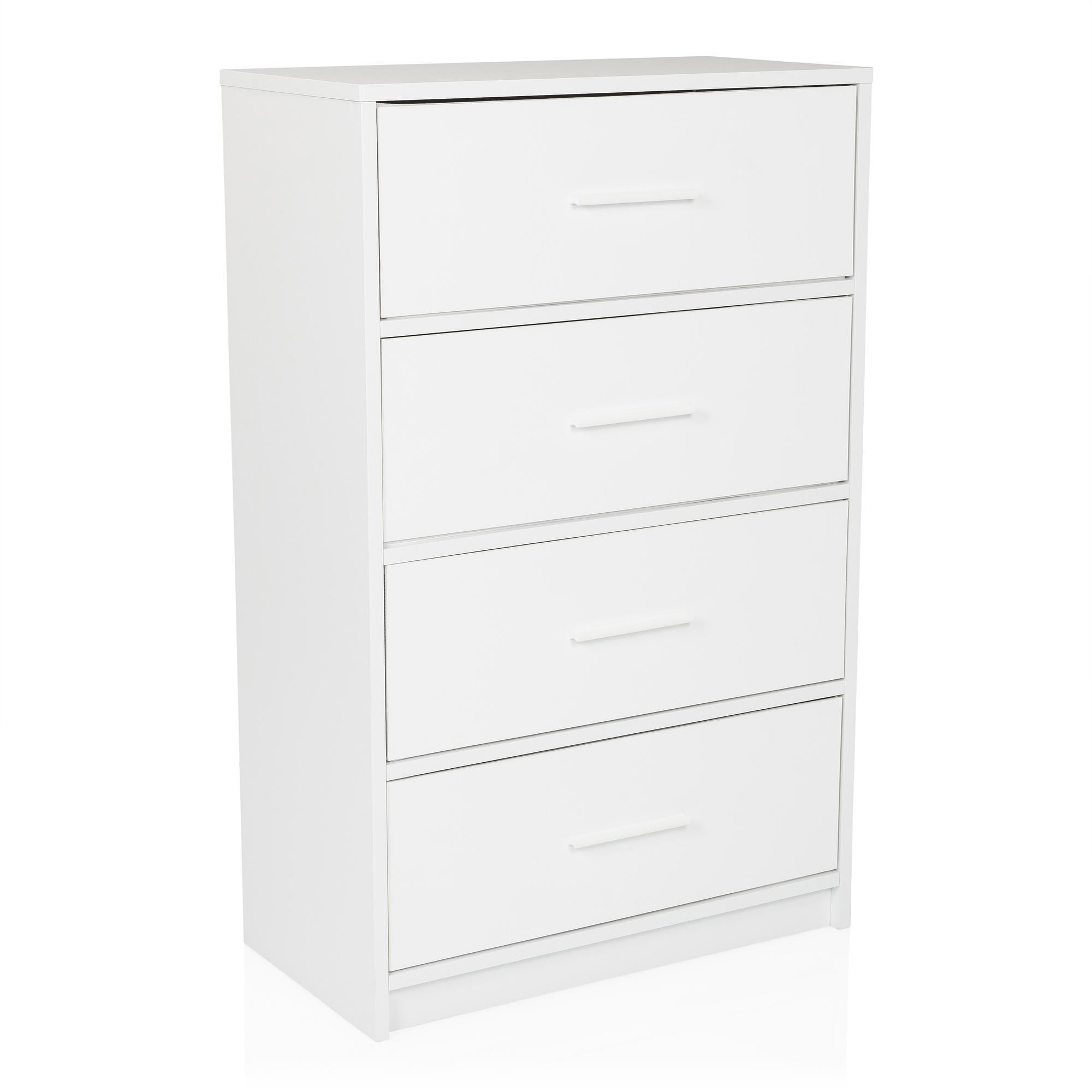 Chest of drawers ESTORIA 58x30x91cm 4 compartments white hjh LIVING 5