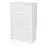 Chest of drawers ESTORIA 58x30x91cm 4 compartments white hjh LIVING 9