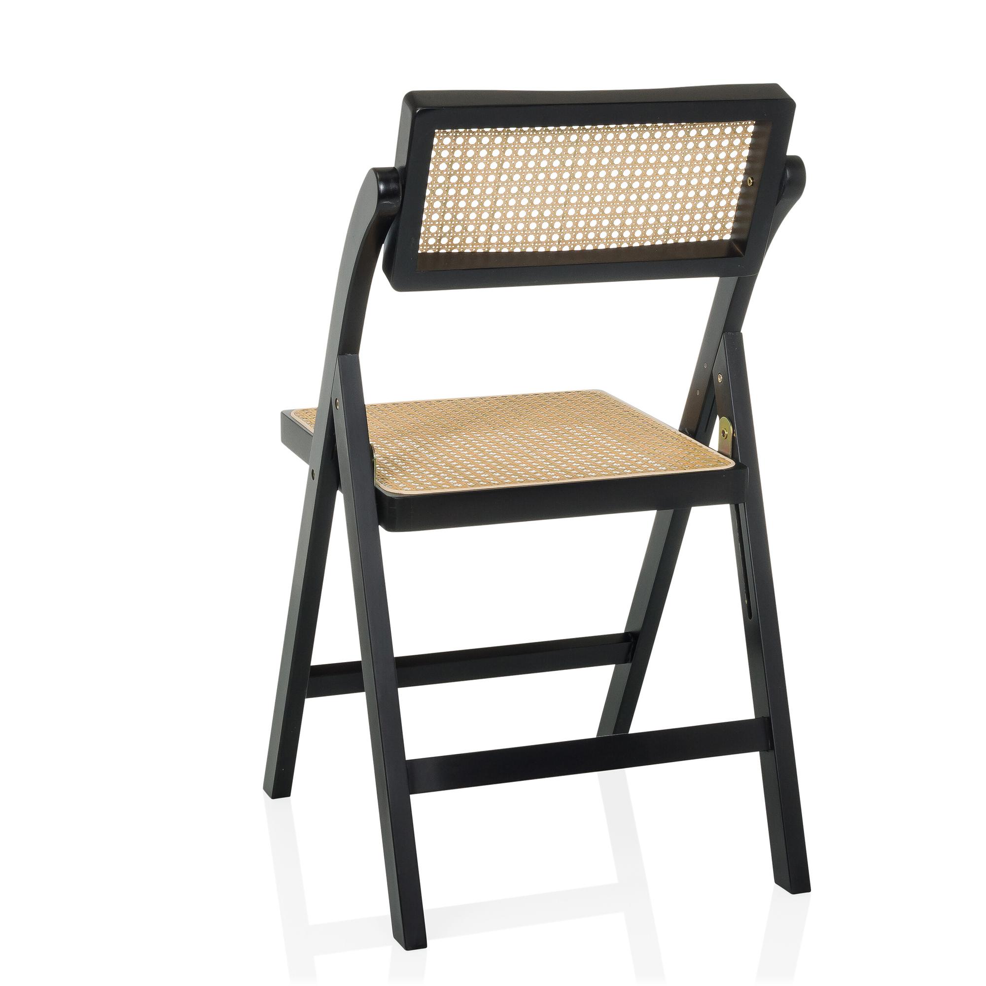 TUDELA BAMBOO Folding Chair Rattan 9