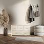 FOLDAR Kommode mit 5 Fächern Beige 3