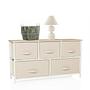 FOLDAR Kommode mit 5 Fächern Beige 1