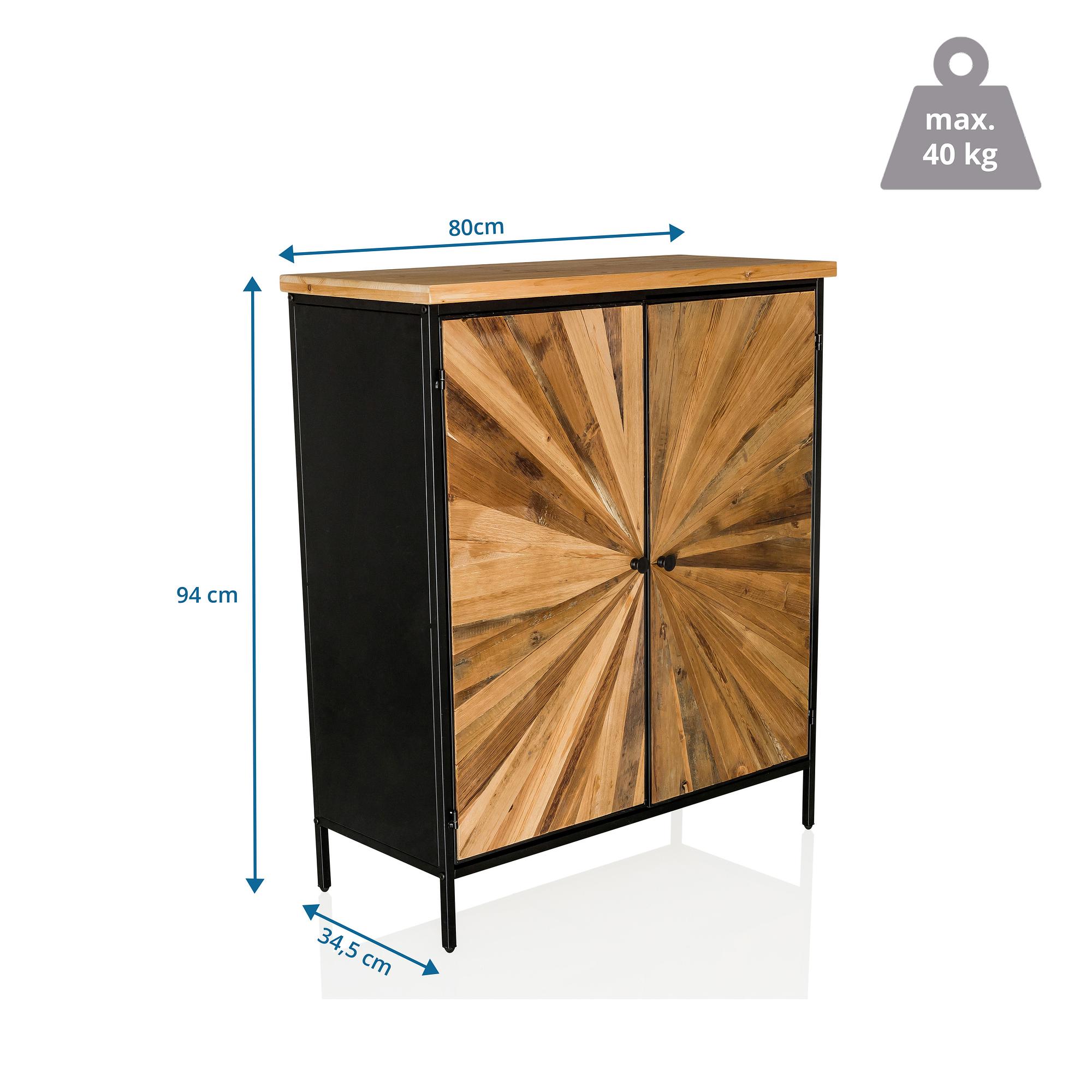 SANTJAGO BLACK SUN Chest of drawers Fir wood 5