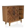 Chest of drawers SANTJAGO WOOD L 95x32x79.5 cm 2 doors 3 compartments Solid fir hjh LIVING 0