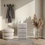 FOLDRESS M Wardrobe with 3 compartments Grey hjh LIVING 3