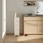 FOLDRESS S Shelf with 4 compartments Beige 3