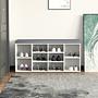 ESTHA 10 Shoe Rack White 4