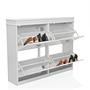 ESTHA 4 Schuhschrank Weiß 2