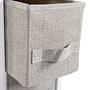 WARDROBE Regal with 4 compartments Gray 5