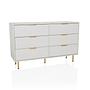HJELLE White chest of drawers 0
