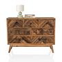 SANTJAGO WOOD XL Chest of drawers with 7 drawers Fir wood 1