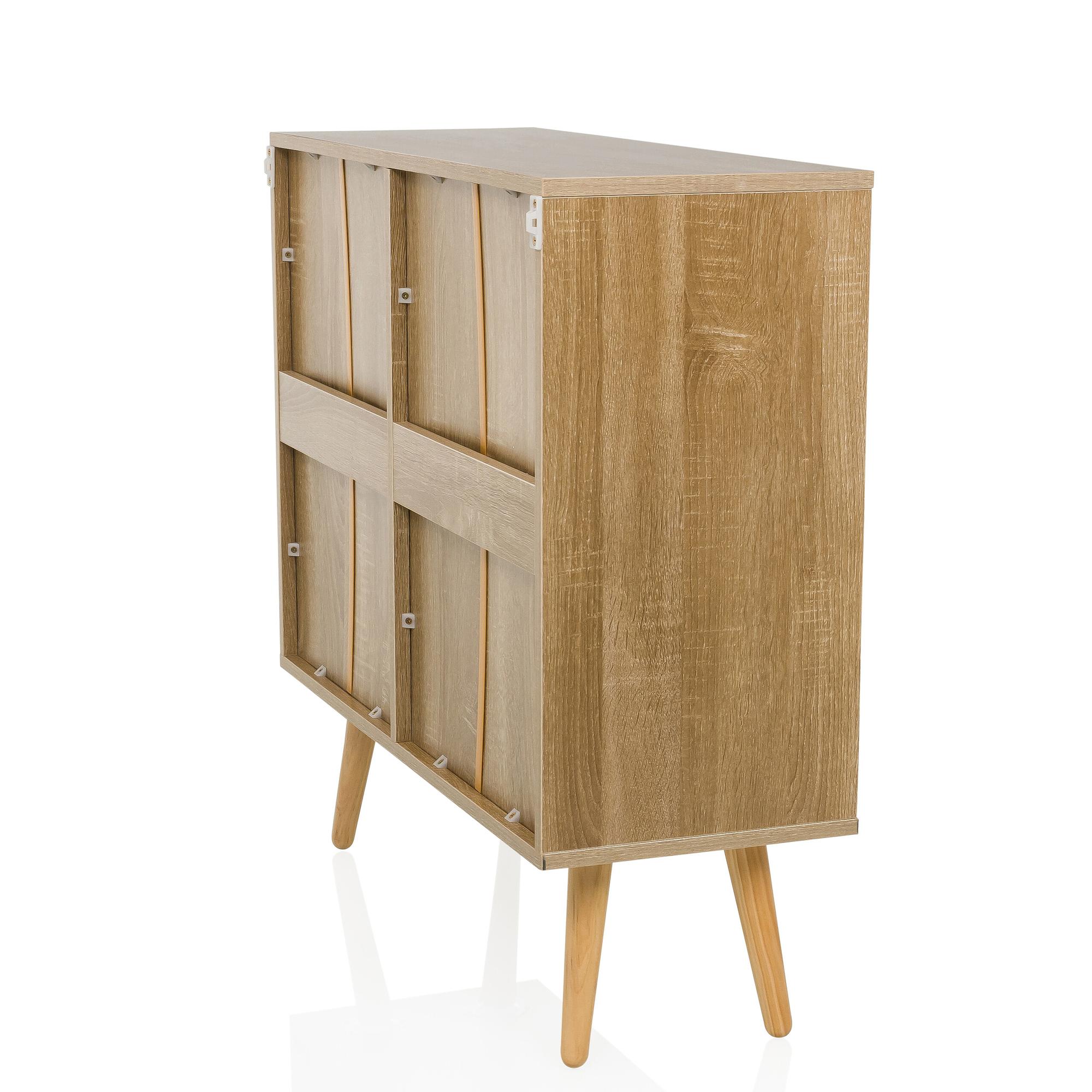 STRYN Chest of drawers with 3 drawers Light brown 7