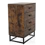 Sideboard with 4 drawers Brown 5