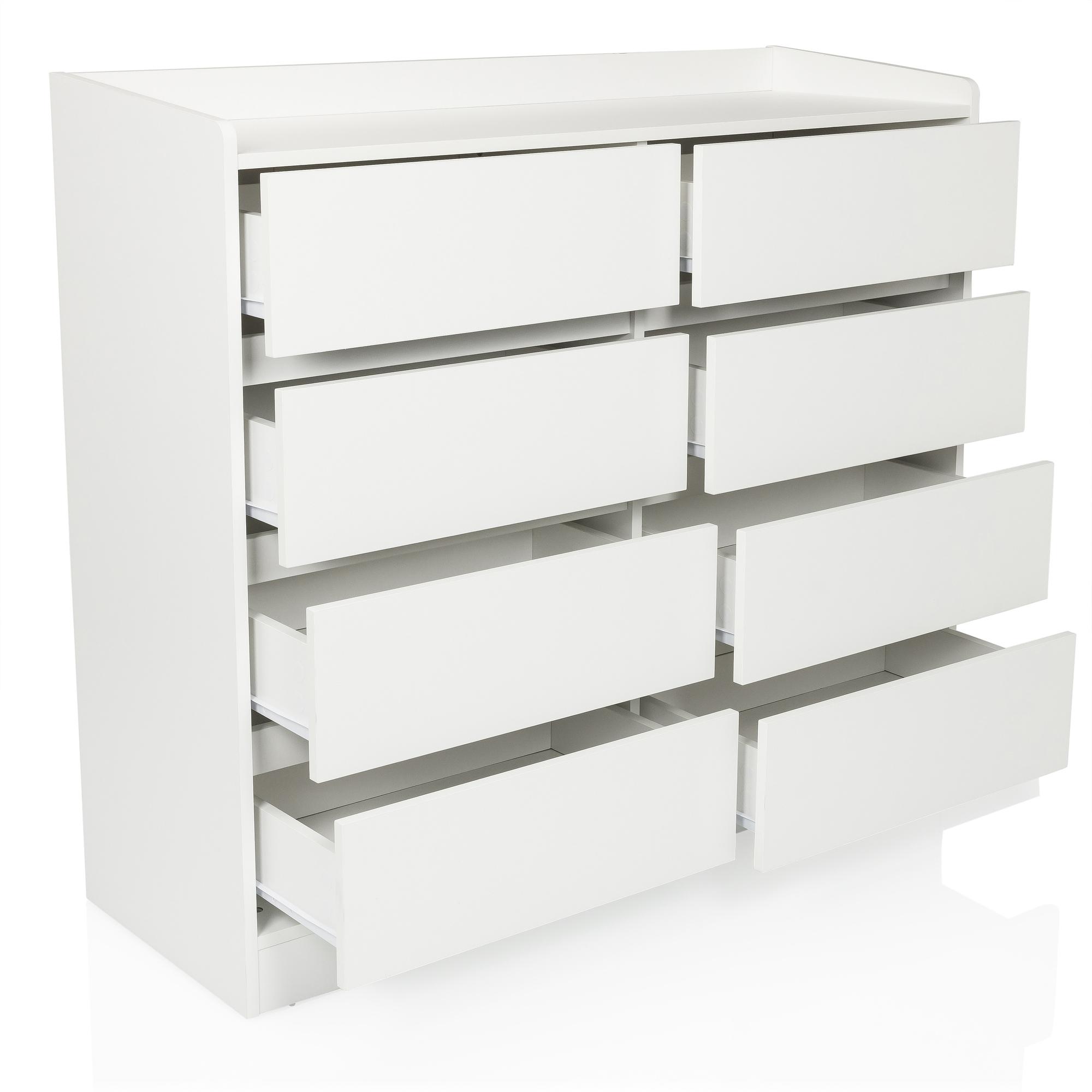 OSOYRO Chest of drawers with 8 drawers White 1
