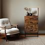 Sideboard with 4 drawers Brown 4