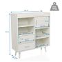 MYRDAL Sideboard / Chest of Drawers White 4