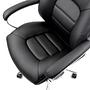 BRENTON XXL Office chair Faux leather Black 6