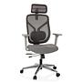 CASSILIS W Office chair Mesh fabric Grey 0