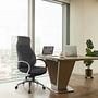 ELEGANCE I Office chair faux leather Grey 3