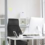 ELEGANCE I Office chair faux leather Grey 4