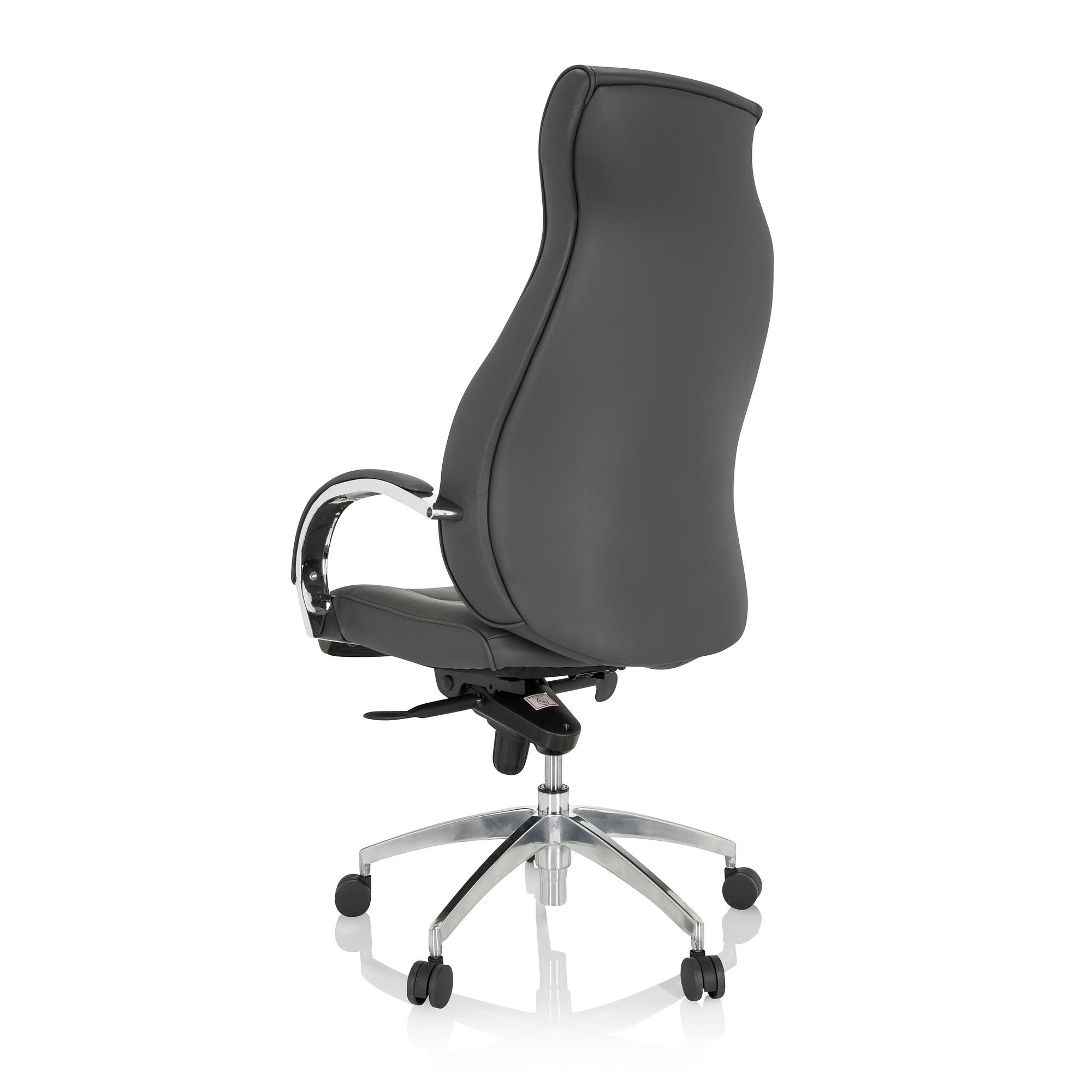 ELEGANCE I Office chair faux leather Grey 9