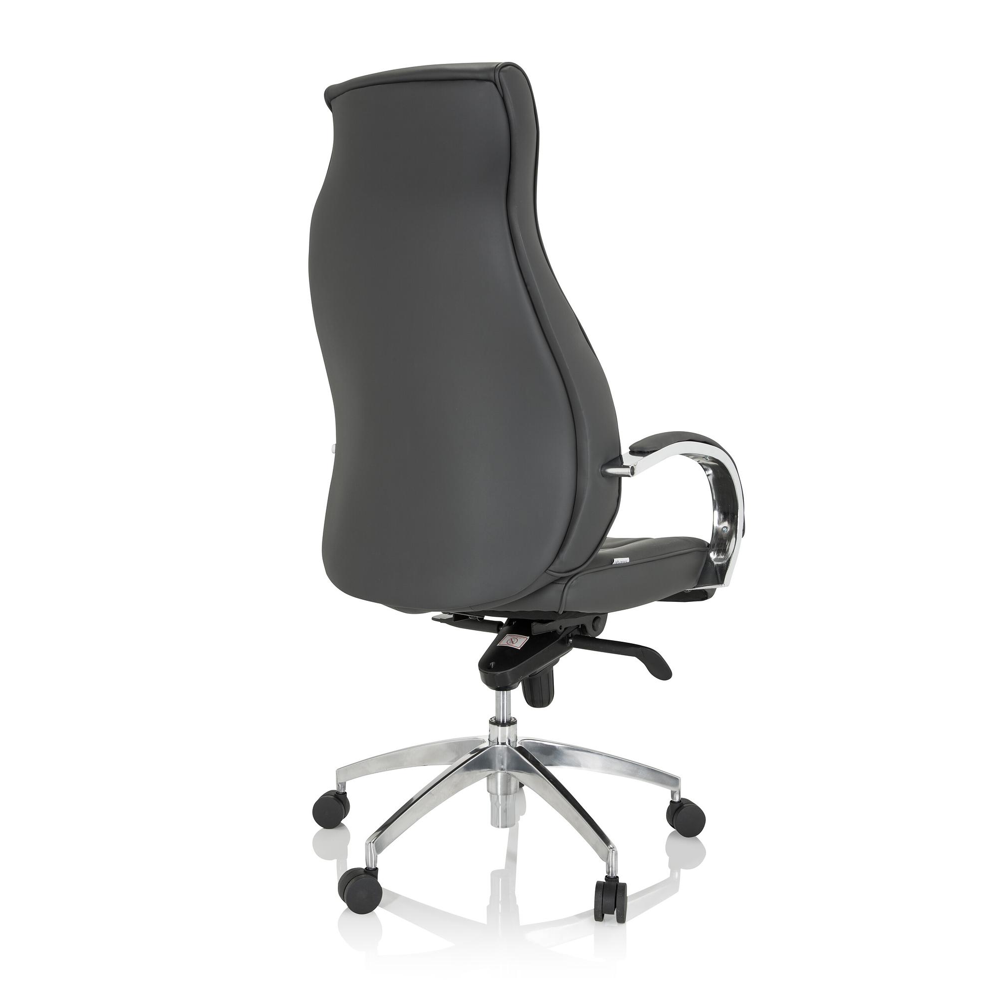 ELEGANCE I Office chair faux leather Grey 7