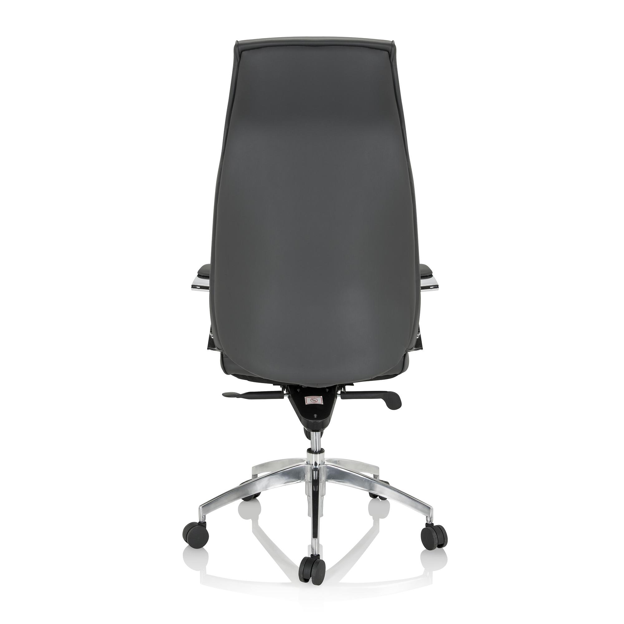 ELEGANCE I Office chair faux leather Grey 8