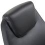 FERRARA Bürostuhl Leder Schwarz 3