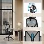 B?rostuhl / Drehstuhl RALOO ECO Sitz Stoff / R?cken Netzstoff schwarz hjh OFFICE 2