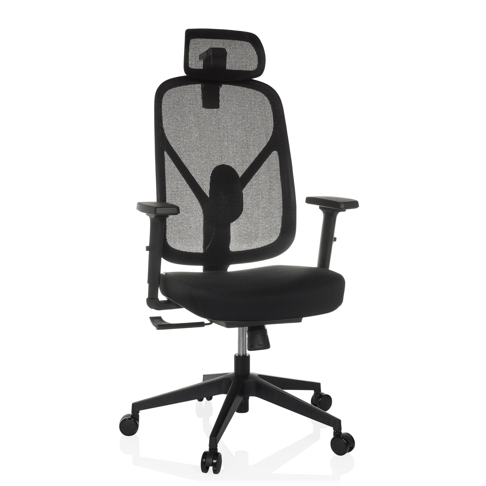B?rostuhl / Drehstuhl RALOO ECO Sitz Stoff / R?cken Netzstoff schwarz hjh OFFICE 0
