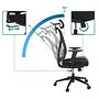 B?rostuhl / Drehstuhl RALOO ECO Sitz Stoff / R?cken Netzstoff schwarz hjh OFFICE 1
