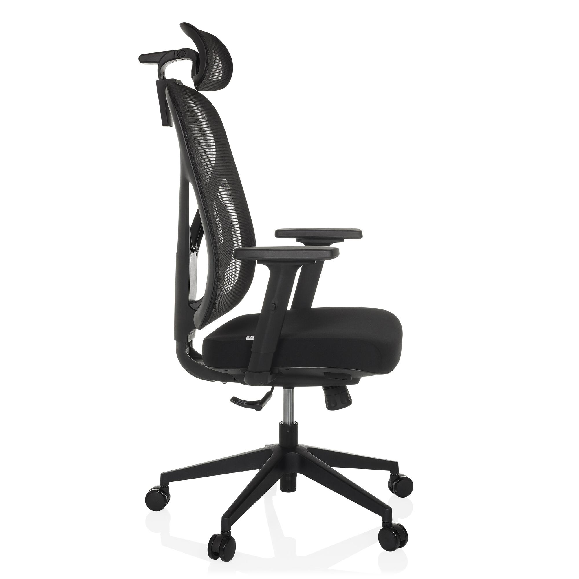 RALOO ECO Bürostuhl Netzstoff Schwarz 6