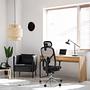 Office chair / Swivel chair RALOO PRO Seat fabric / Back mesh black hjh OFFICE 4