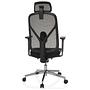 Office chair / Swivel chair RALOO PRO Seat fabric / Back mesh black hjh OFFICE 9