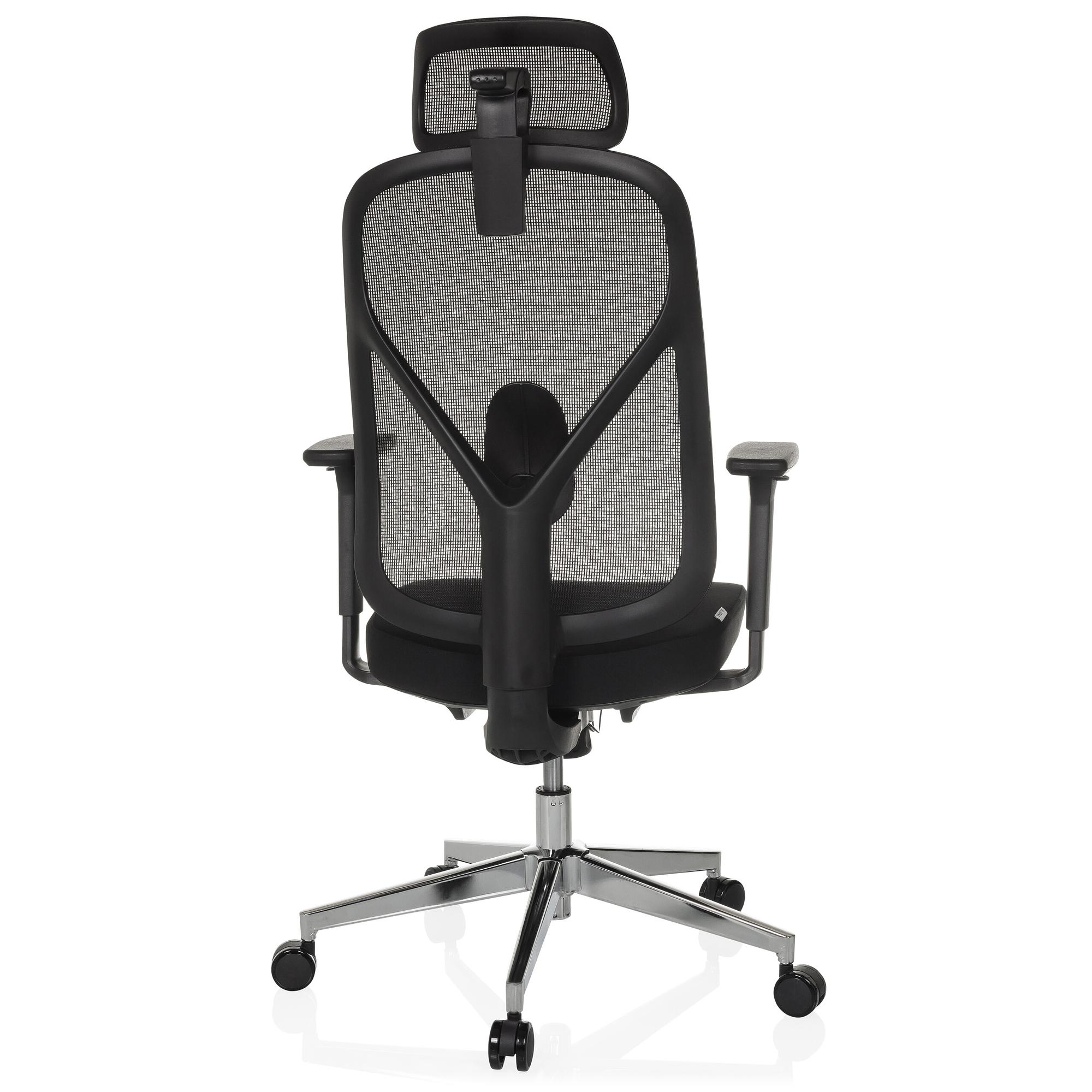 Office chair / Swivel chair RALOO PRO Seat fabric / Back mesh black hjh OFFICE 9