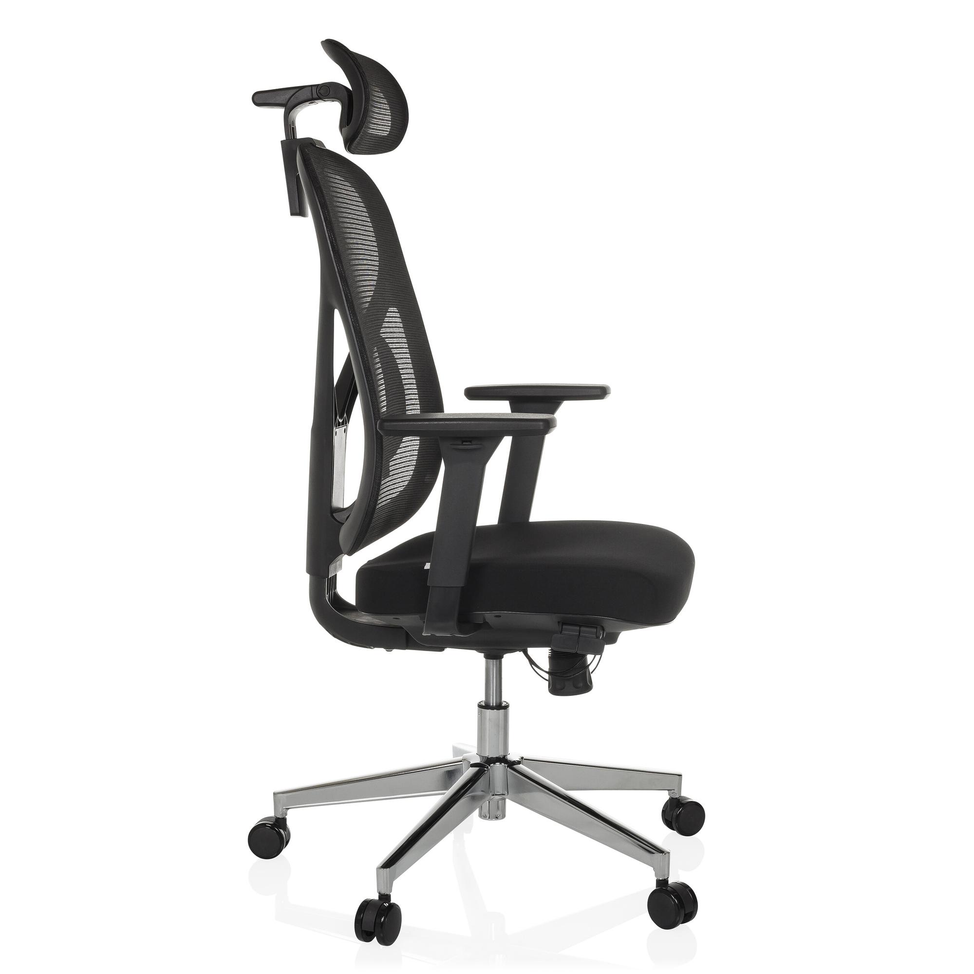 Office chair / Swivel chair RALOO PRO Seat fabric / Back mesh black hjh OFFICE 6