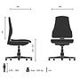 SOLAO TED Office chair Bouclé White 4