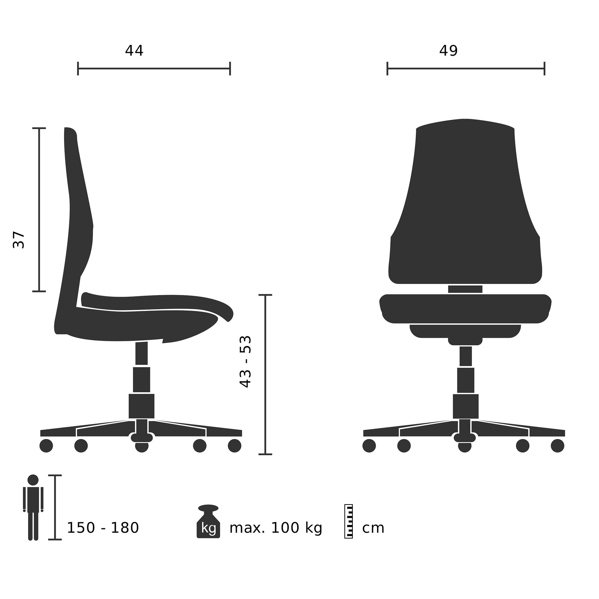 SOLAO TED Office chair Bouclé White 4