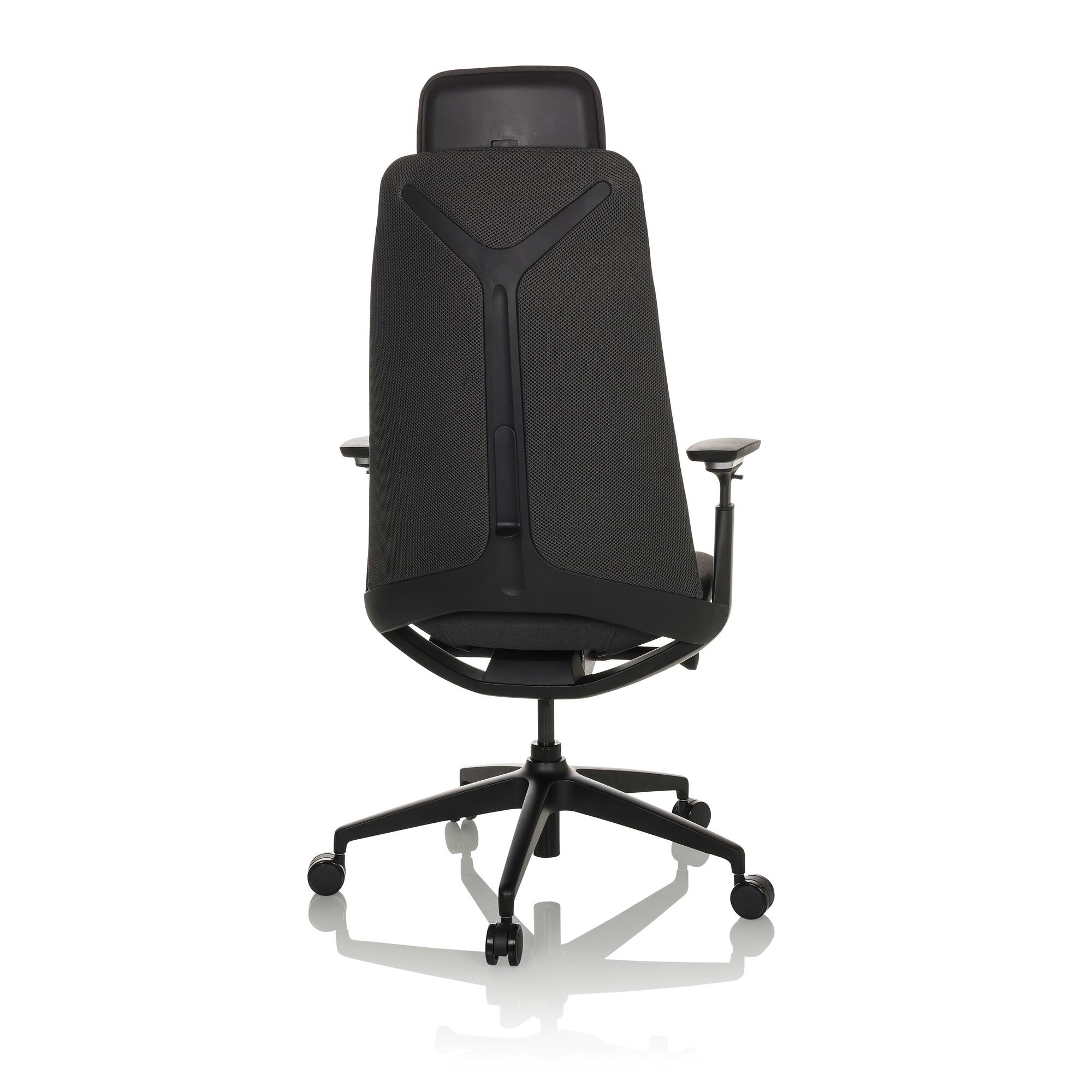 YUCANO Bürostuhl Stoff Schwarz 9