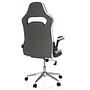 GAME SPORT PRO Office Chair Faux Leather White Grey 8