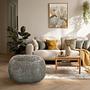 Sitzolo R Sitzsack Cord Stoff Grau 2